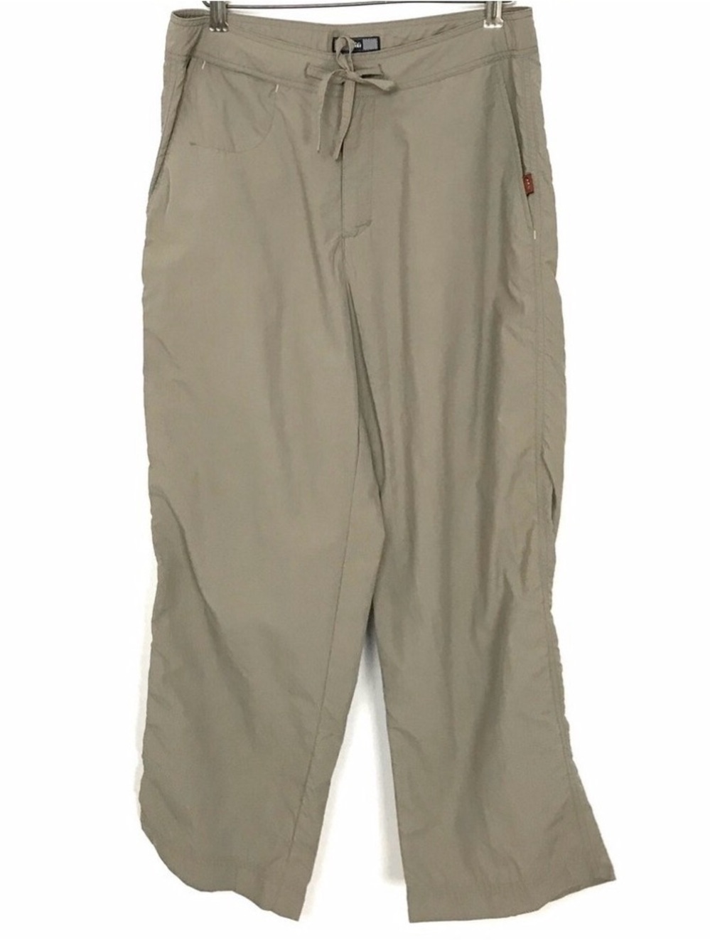 EUC REI Women's Drawstring Hiking Pants in Light Khaki - Picture 1 of 9